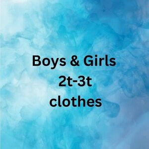 Boys & Girls 2T-3T Clothes